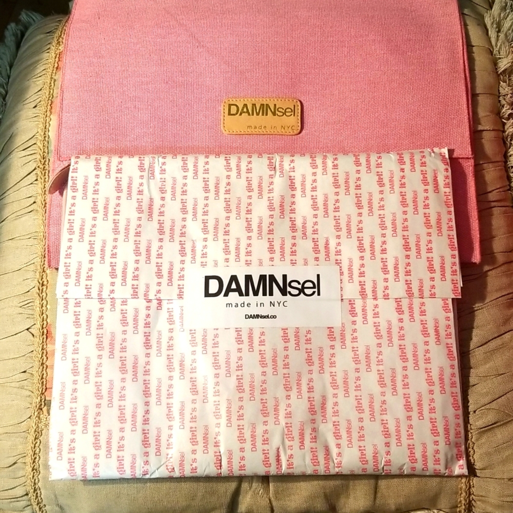 NWT DAMNsel Vintage P**SY POUCH CLUTCH